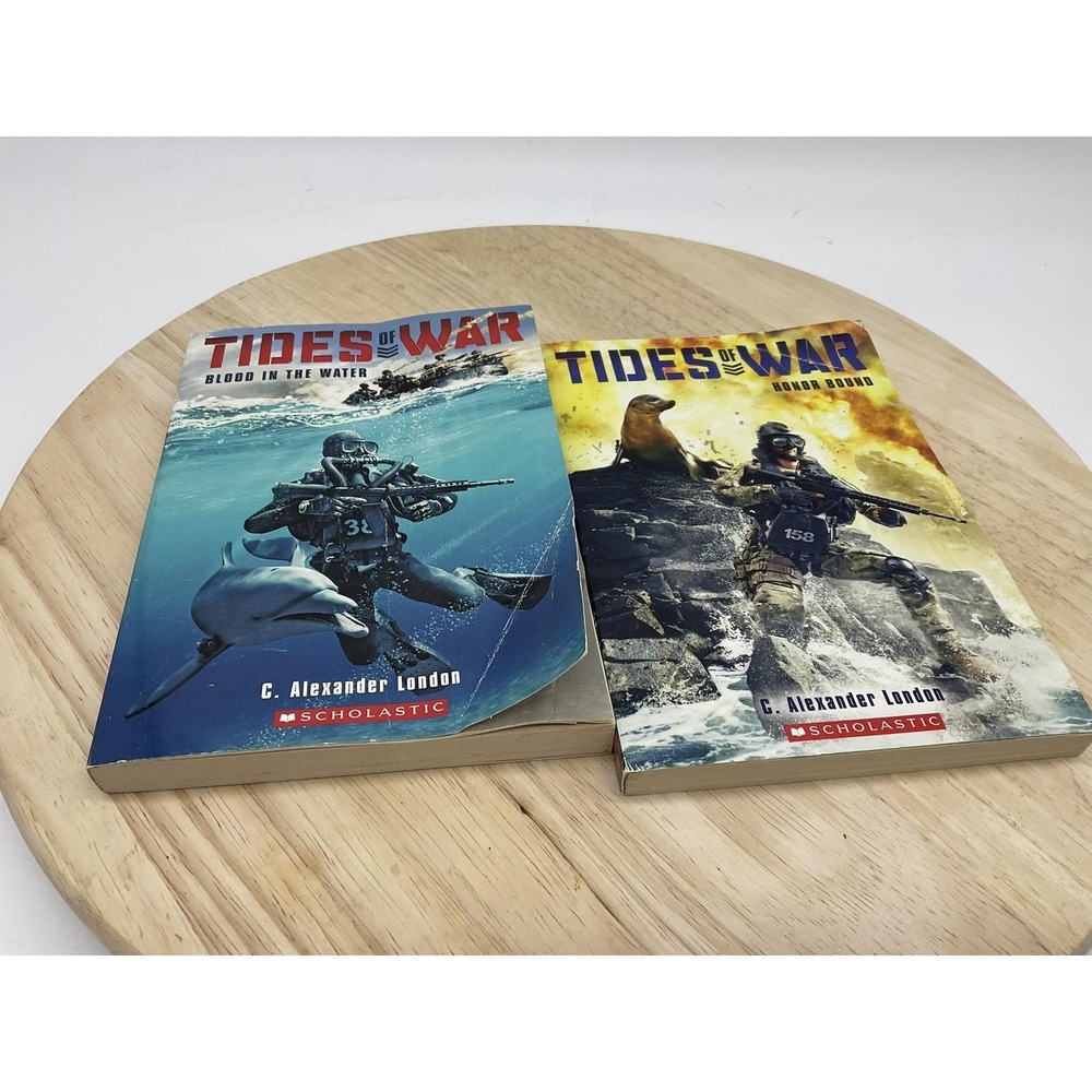 Scholastic Tides Of War 2-Book Set C. Alexander London Blood Honor Paperback Lot